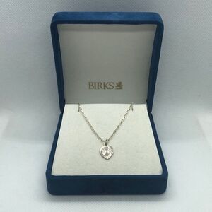 💛 Silver Reversible Heart Necklace